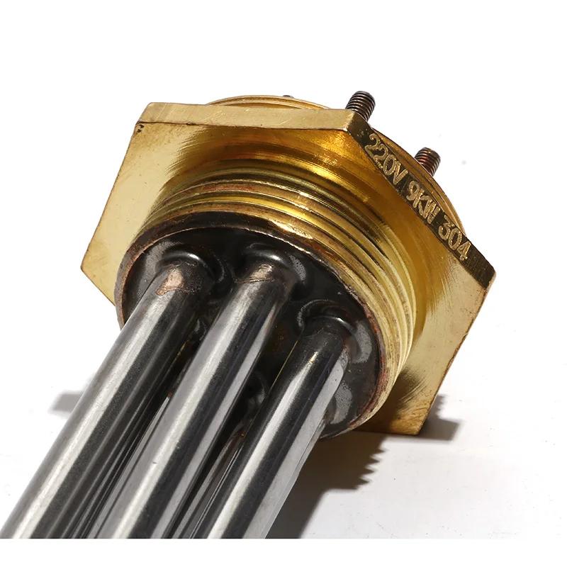 LUJINXUN-Chauffe-eau à immersion industrielle, 152 Chr40/1.5 ", 47mm, filetage cuivre, 220V, 3-12kW,