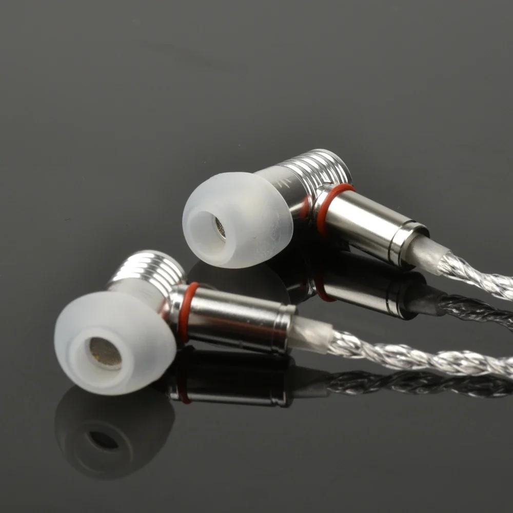 Tiandirenhe-Écouteurs MMCX HiFi, câble en argent regardé 99.999% haut de gamme, membrane composite l