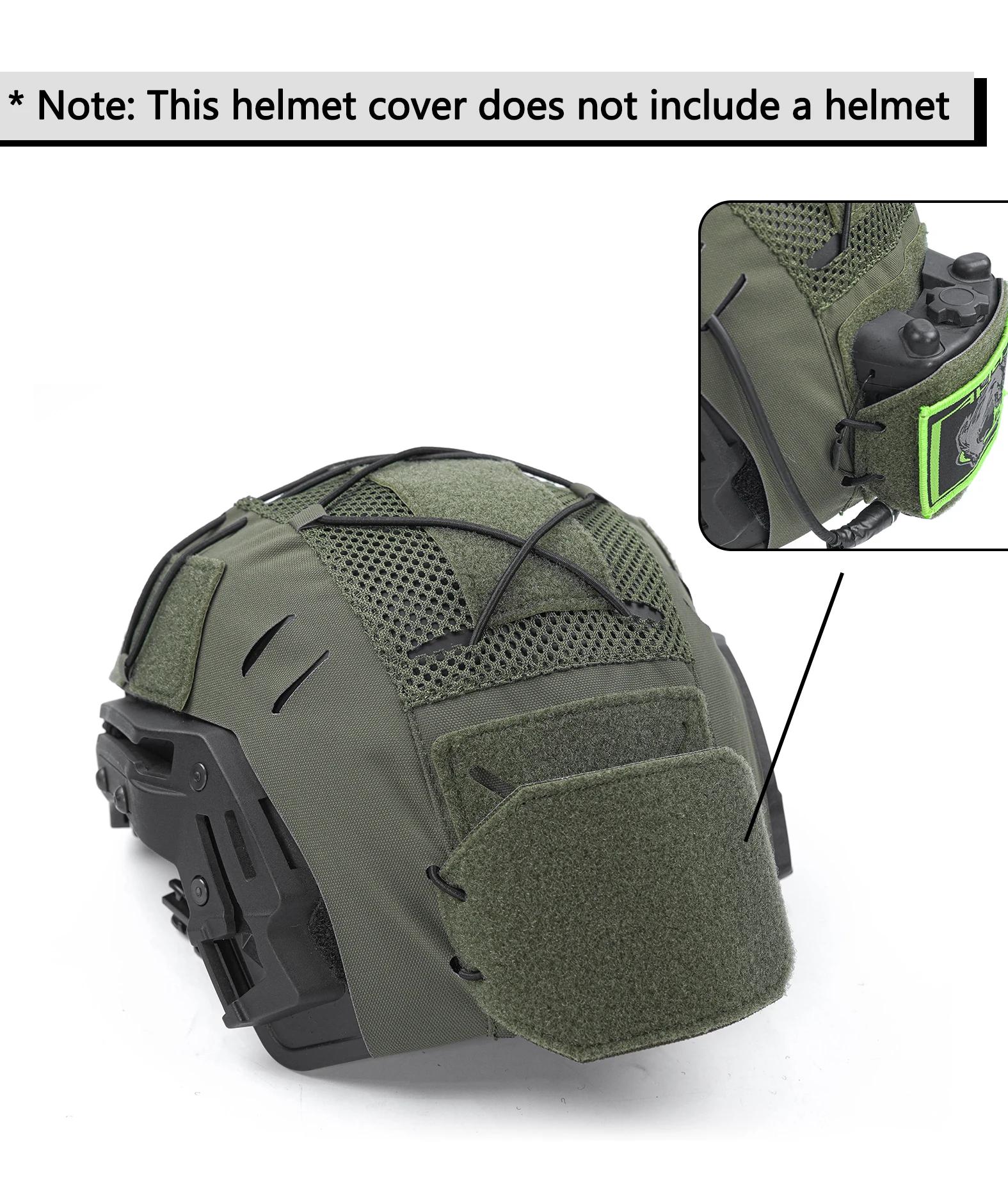 Dmgear Team Wendy housse de casque Exfil bosse balistique maille Ranger vert équipement tactique équ