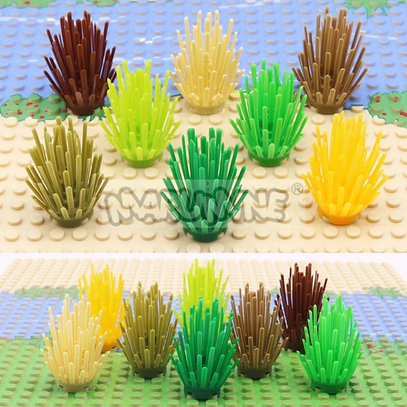 MARUMINE 30 pièces buisson 2x2 plante Compatible 6064 Moc briques pièces fleur arbre herbe Construct