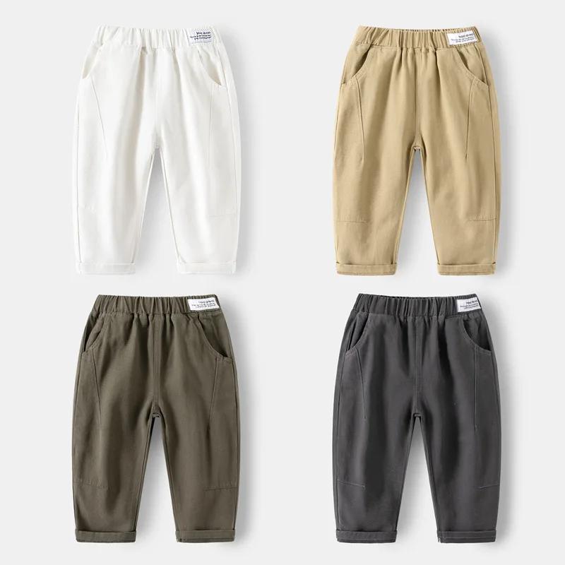 Pantalons pour garçons printemps automne pantalons pour enfants vêtements pour enfants en coton pant