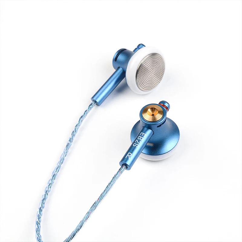NICEHCK EB2S PRO 3.5/4.4mm prise Microphone à tête plate écouteurs HIFI filaire écouteur 15.4mm LCP
