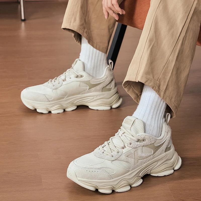 Xtep-Chaussures de dehors Décontractées pour Homme, Baskets Vintage à Semelle Optique, Mode Alberois