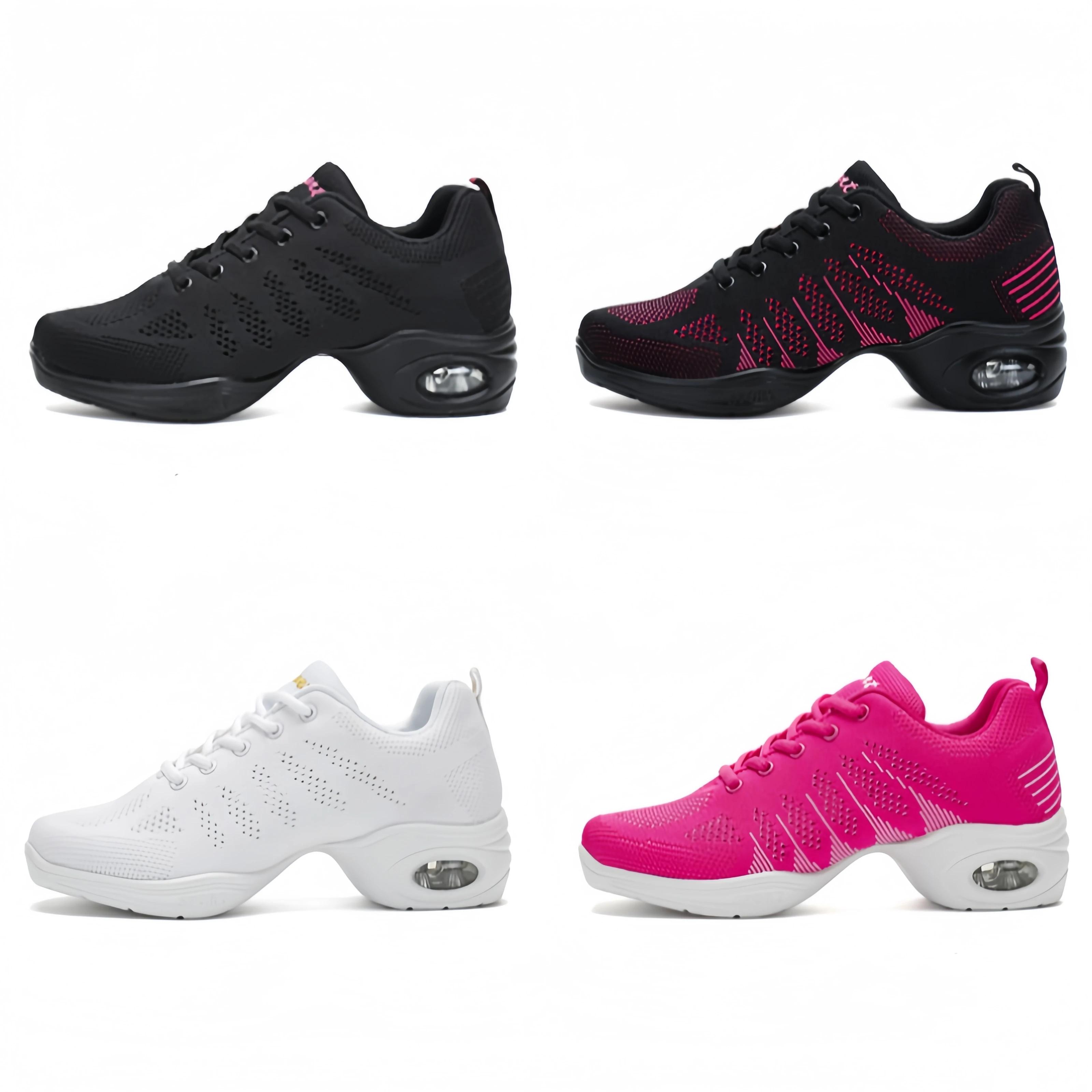 Chaussures de danse modernes pour femmes, baskets en maille respirante pour femmes, chaussures de ja