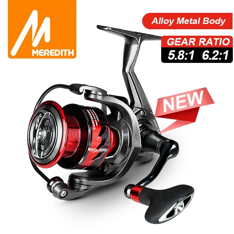 MEREDITH-Moulinet de pêche CANCER ZODIAC, avec corps en alliage métallique, grande vitesse, 18kg max