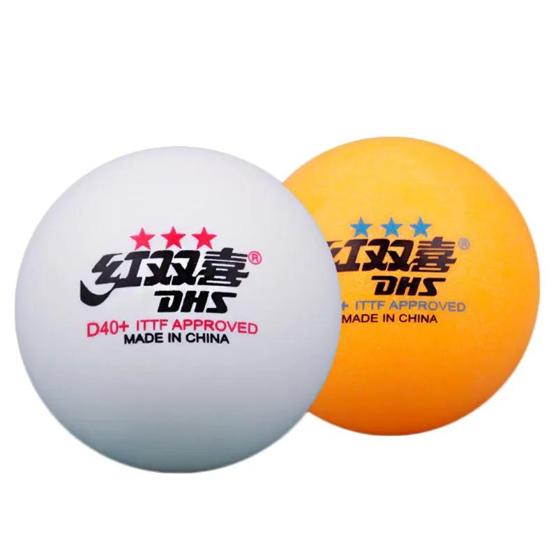 Balles de Tennis de Table cousues DHS D40 + ABS, nouveau matériau 10 pièces/boîte, balles de Ping-Po