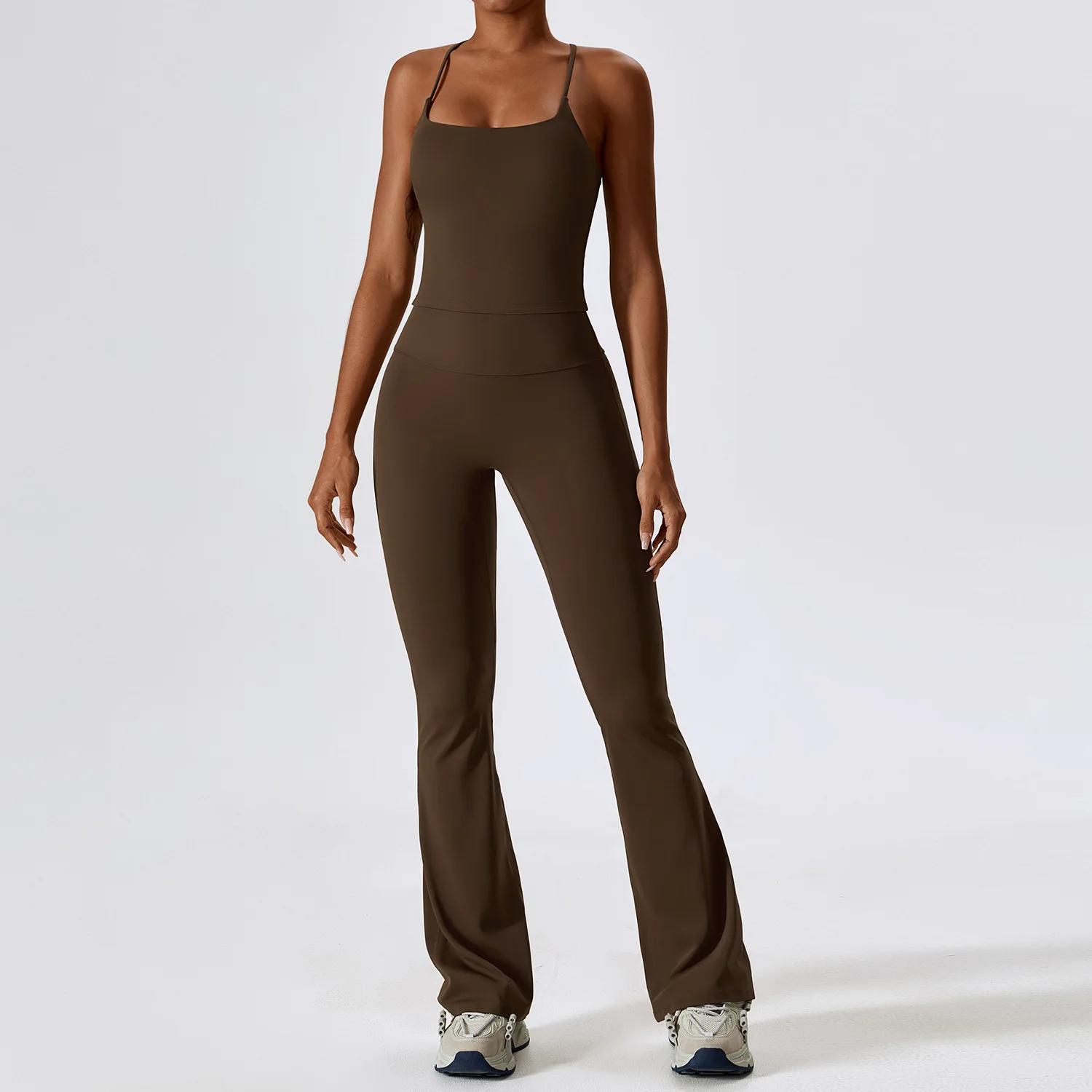 Ensemble de Yoga 2 pièces sans couture pour femmes, vêtements d'entraînement, vêtements d'athlétisme