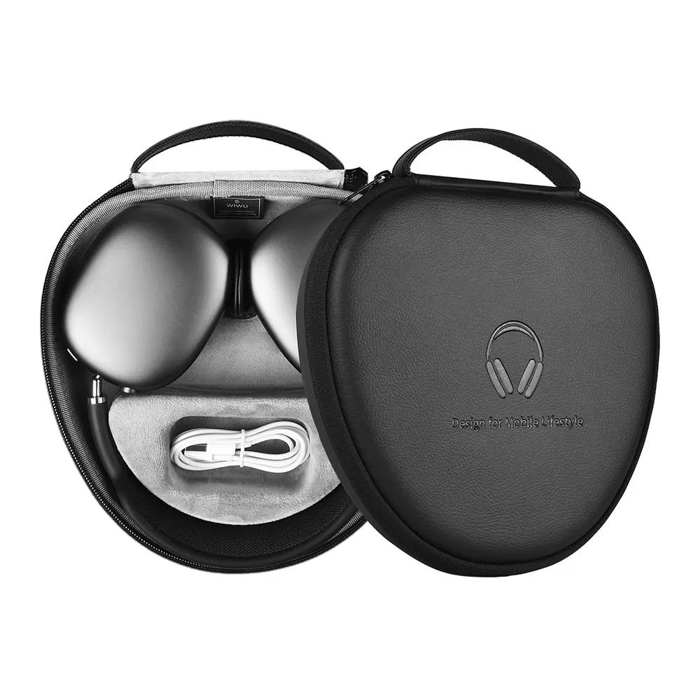 WiWU-Étui de Protection Intelligent pour Airpods Max, Sac Rigide Étanche, avec Veille existent, Port