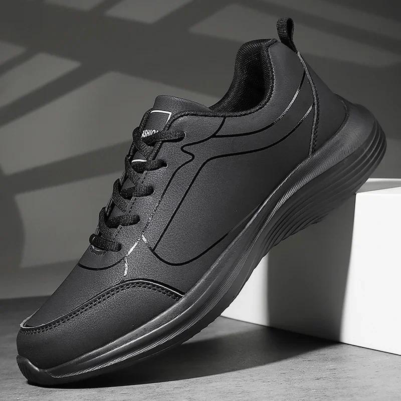 Baskets Hommes Hiver Léger Antidérapant - Chaussures Course Marche Respirantes Lacets Souples