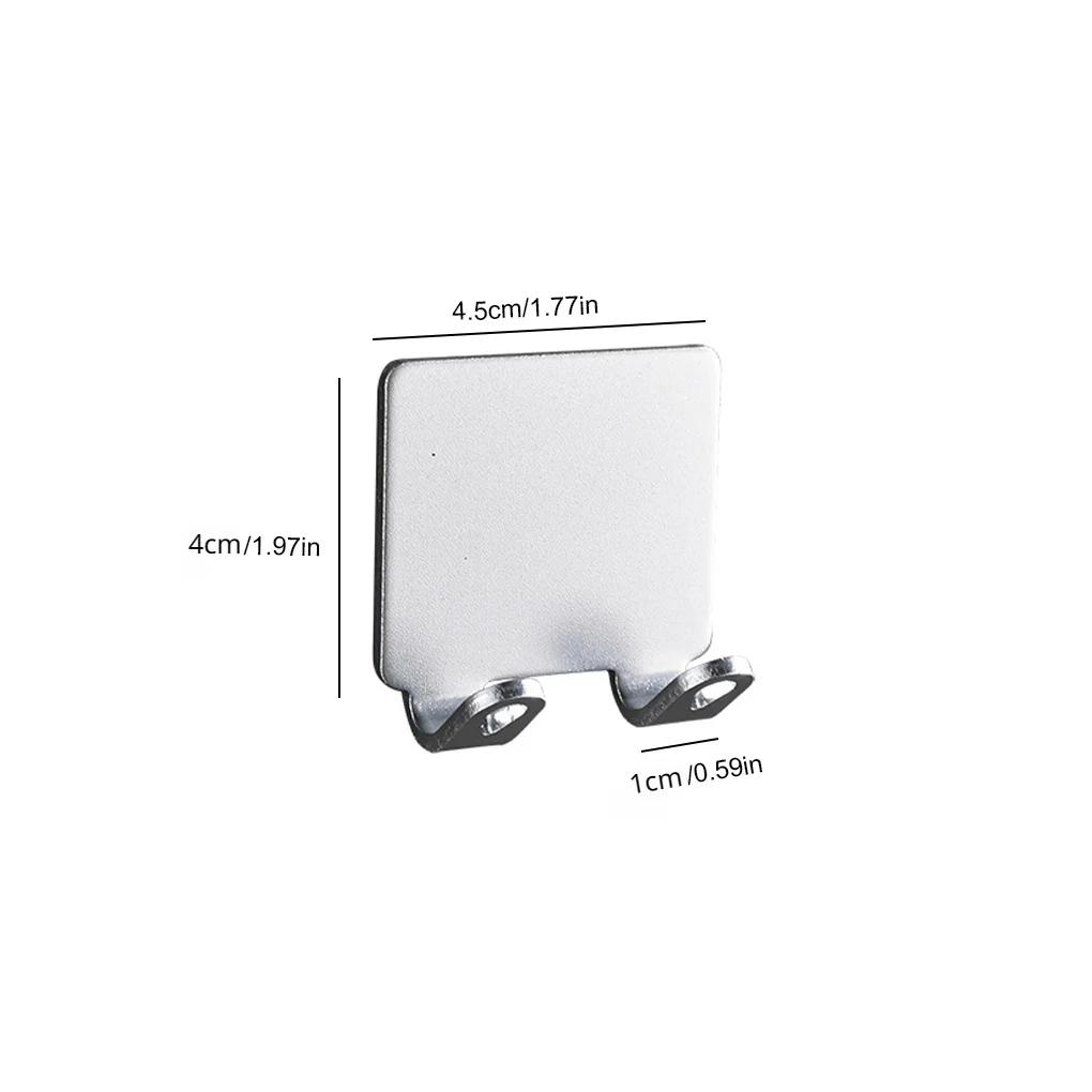 1/2/3/5 pièces porte-rasoir en aluminium hommes rasage rasoir crochet de rangement étagère murale po