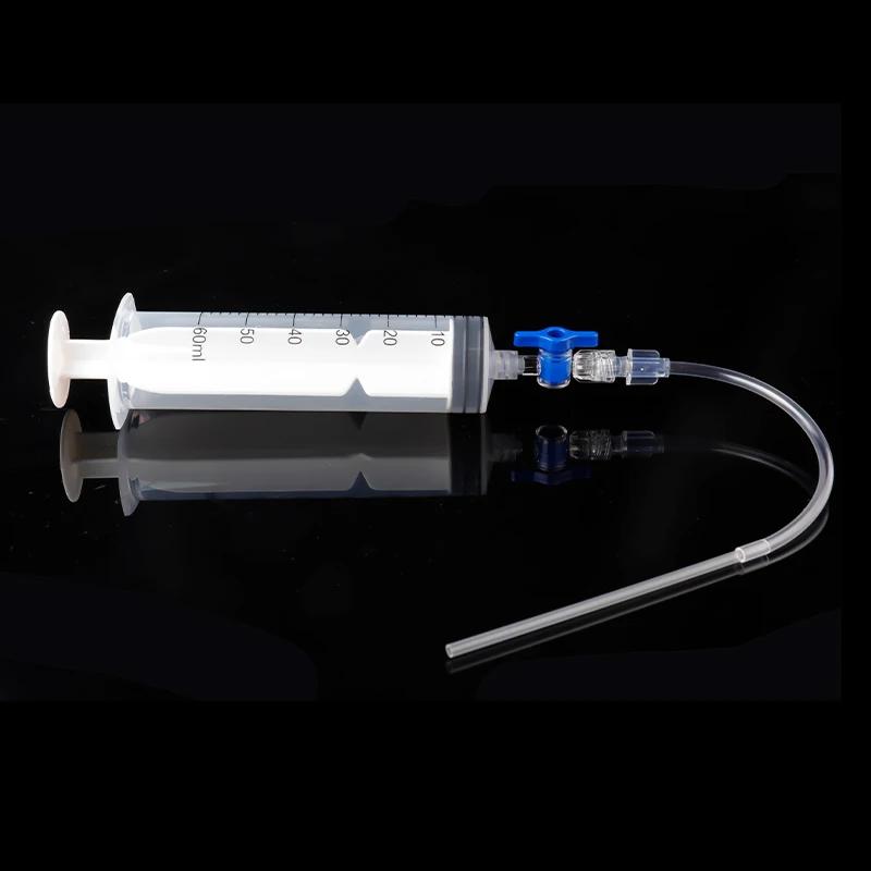 Seringue d'étanchéité pour pneus de vélo de montagne, 60ml, outil d'injection de liquide pour pneus