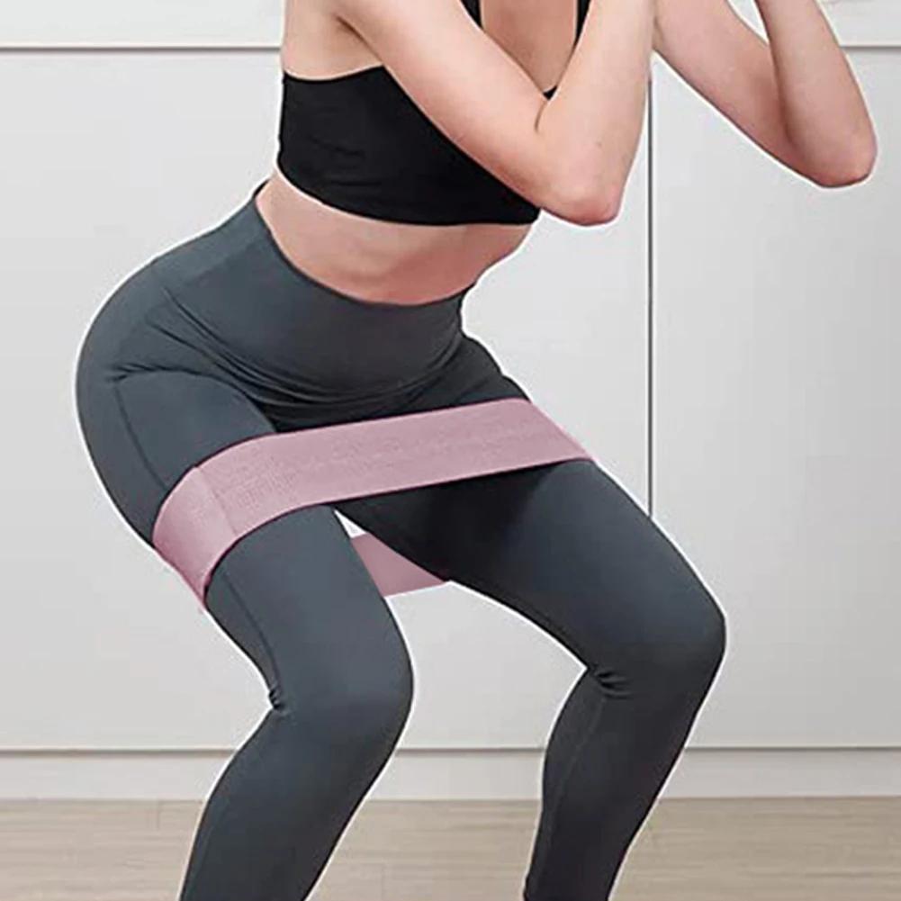 Bandes d'entraînement de butin de résistance élastique bandes d'extension de Squat antidérapantes ba