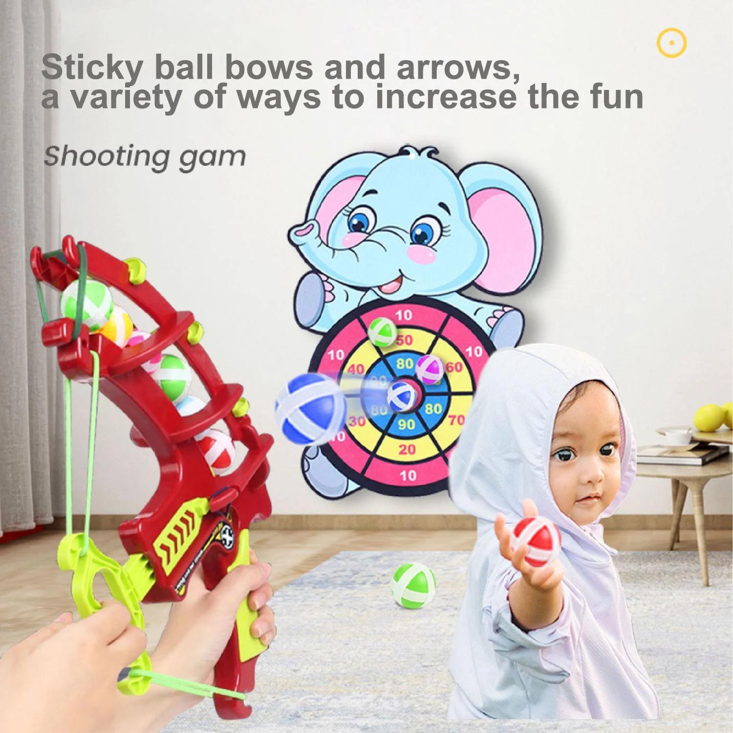 Cible de lance-pierre de sport Montessori pour enfants, jeu de fléchettes collantes, jeux de société