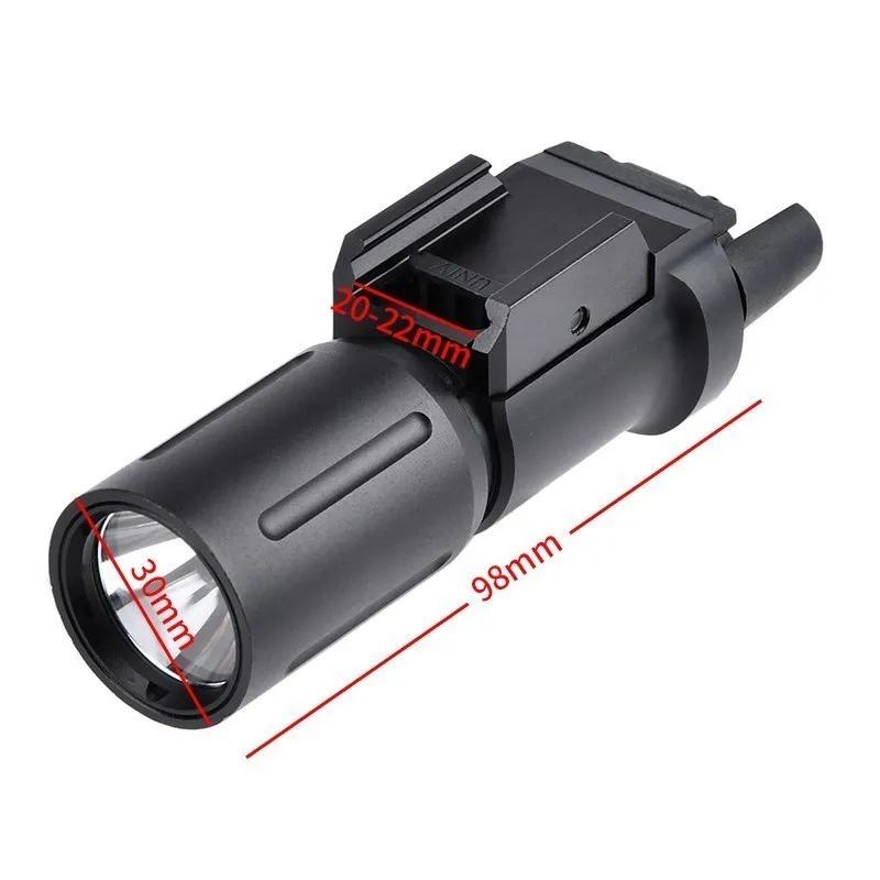 Lampe torche tactique Airsoft PLH-V2 PL--350 pour pistolet de chasse, 1000 Lumens, lumière LED haute