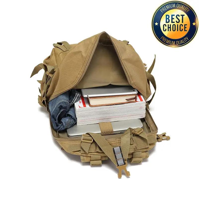 Sac à dos tactique réfléchissant extérieur Molle Camouflage sac à dos sac d'assaut randonnée Camping