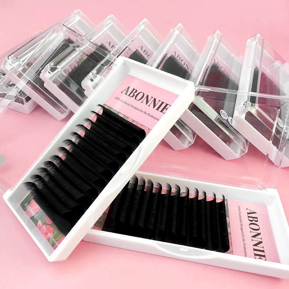 Extensions de cils Abonnie Cashmere Easy Fan Lashes, fans de cils méga volume toutes tailles, fourni