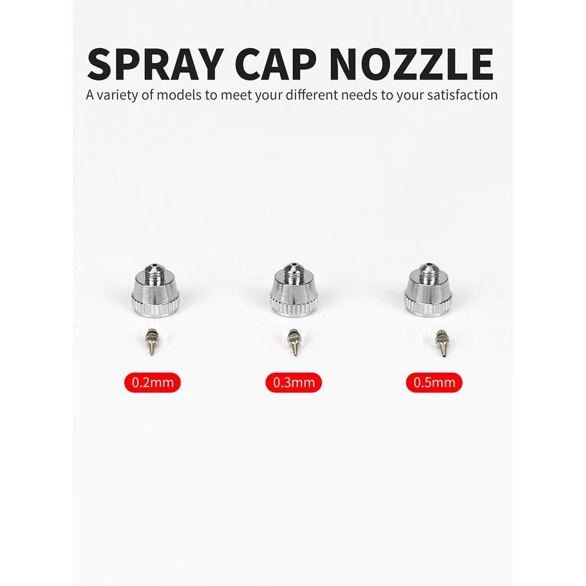 Buse de rechange pour aérographe, 0.2/0.3/0.5mm, pour modèle de odorpulvérisateur, accessoires d'ent