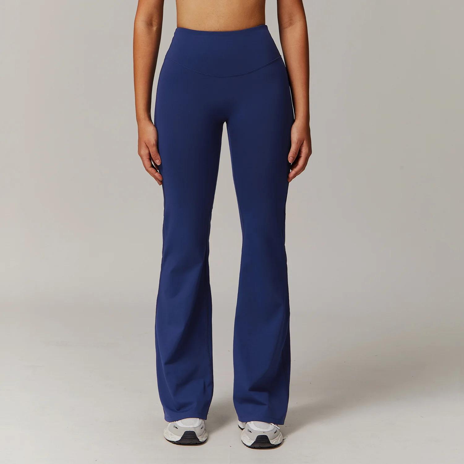 Leggings évasés taille haute pour femme, élastiques, effet push-up, pour fitness, yoga et entraîneme