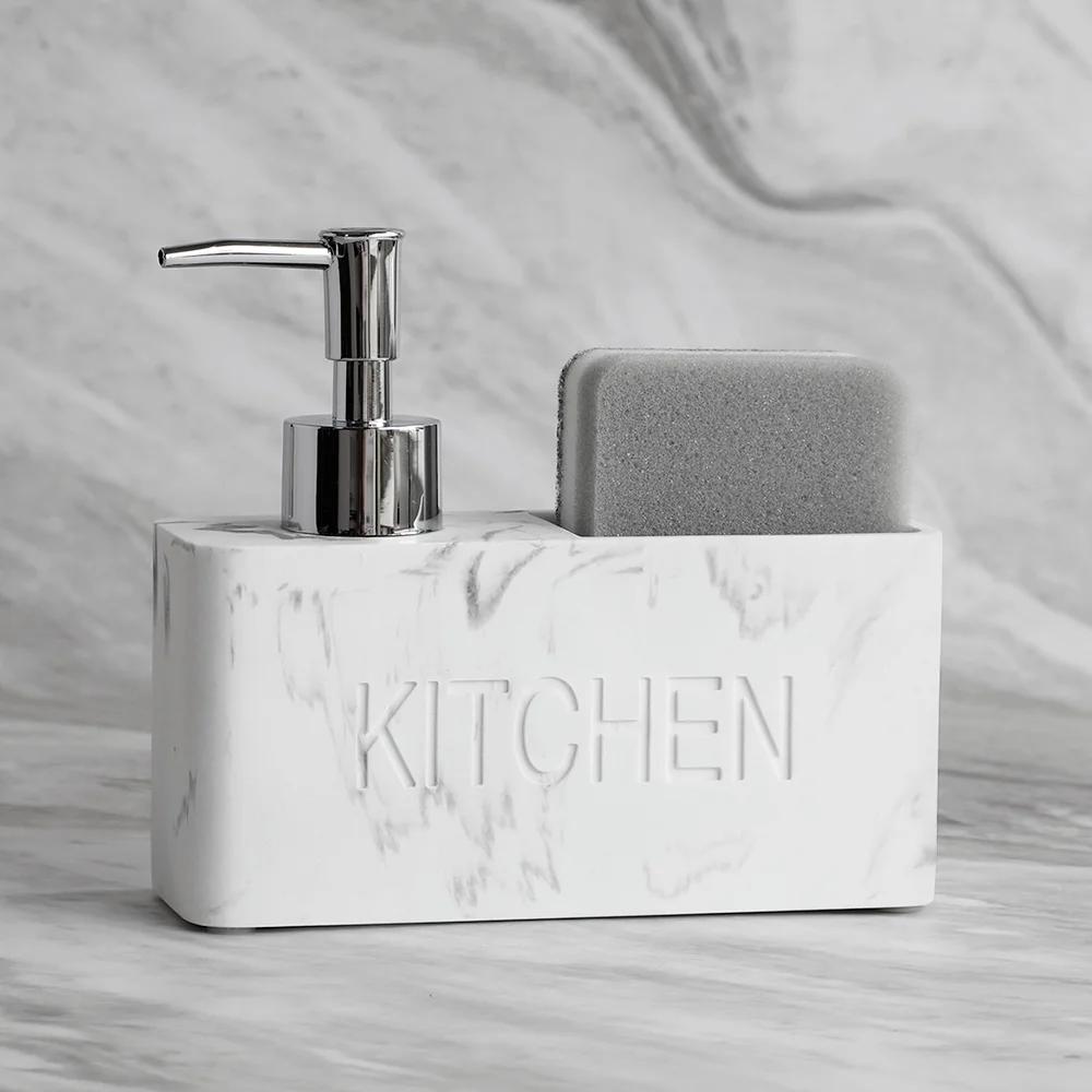 Accessoires de cuisine modernes ensemble distributeur de savon liquide distributeur de savon pour le