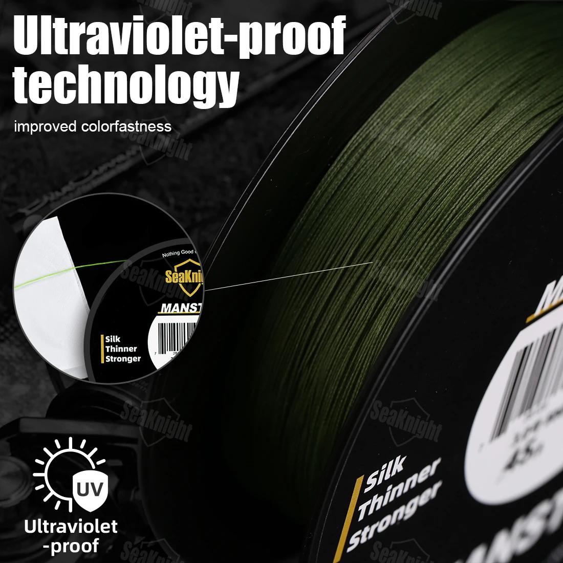 SeaKnight nouveau MONSTER/MANSTER W8 II 150M 300M 500M 8 brins moulage tresse ligne de pêche 15LB-10