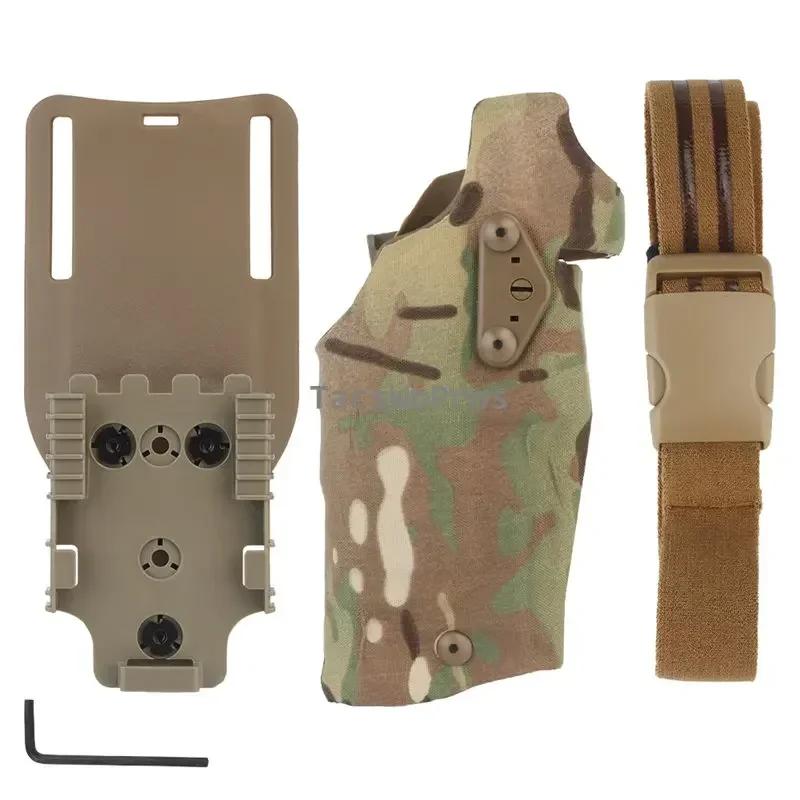 Étui de pistolet tactique pour Glock17 Gen4 G19, avec X300 X300U, léger, à dégagement rapide, pour j