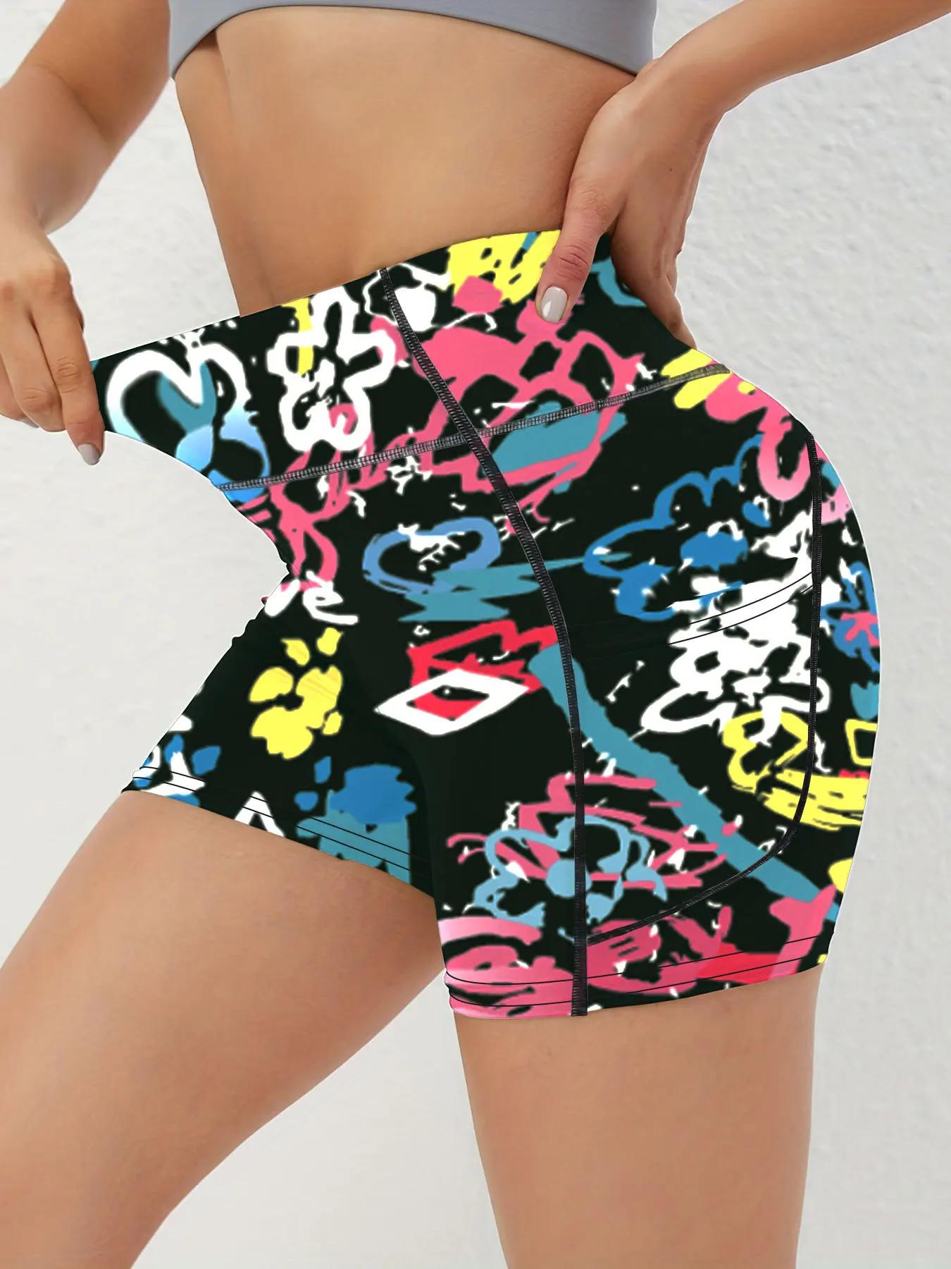 Short de yoga pour course à pied pour femme, pantalon de fitness avec poche pour rehausser les hanch