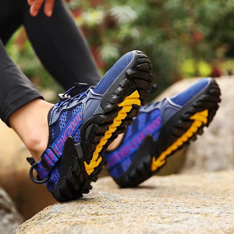 Chaussures de Trekking et de randonnée pour hommes et femmes, baskets d'été en maille respirante, ch