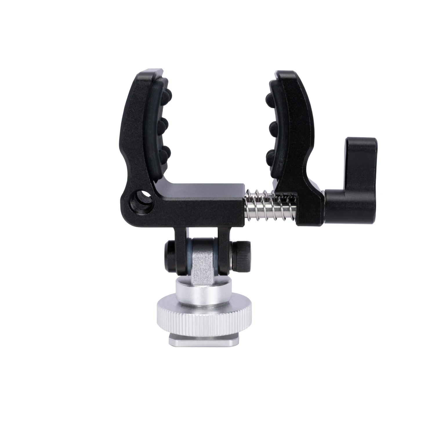 Niceyrig-Pince de support de microphone pour fusil de chasse avec adaptateur de sabot froid, 18 - 35