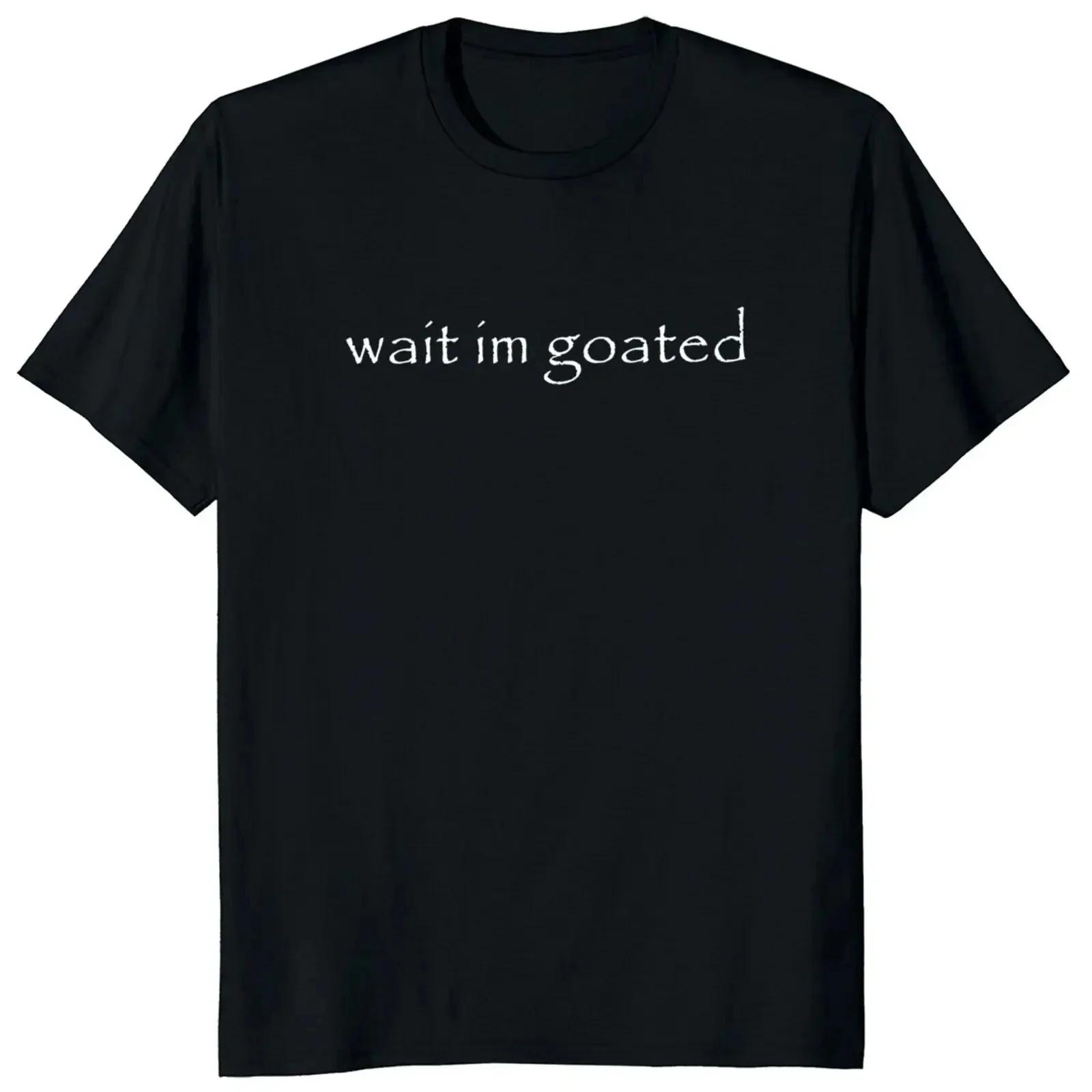 Attendre j'ai mal t-shirt drôle Meme tendance Y2k à manches courtes col rond été T-shirts décontract