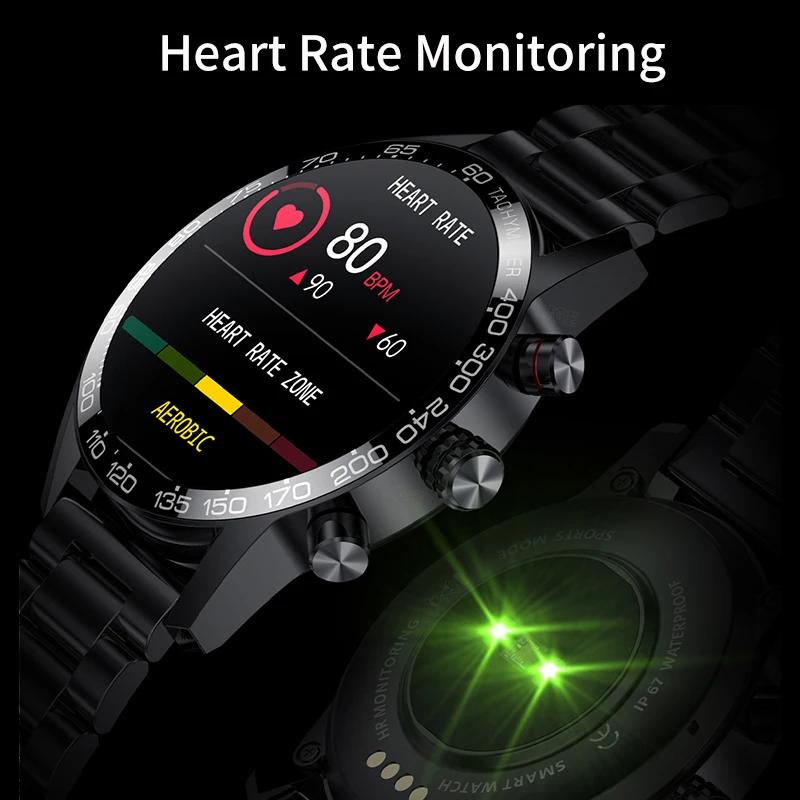 LIGE-Montre intelligente à écran HD AMOLED pour homme, appel Bluetooth, bracelet étanche IP67, entiè