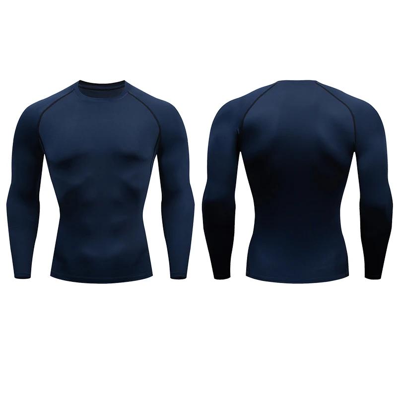 T-shirt sport manches longues homme Rashgard - Vêtement fitness coupe sèche pour running et entraînement