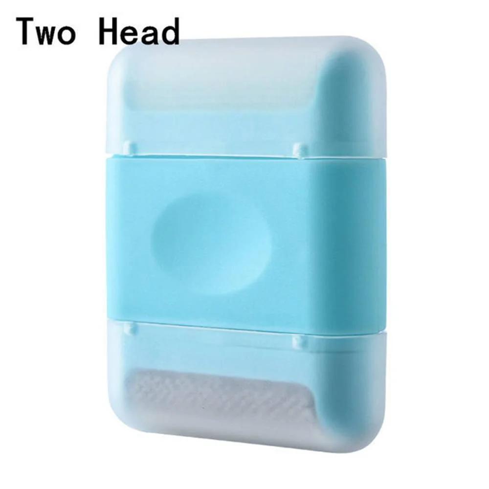 Mini dissolvant de peluches à Double tête, tondeuse manuelle pour boules de poils et vêtements, 1 pi