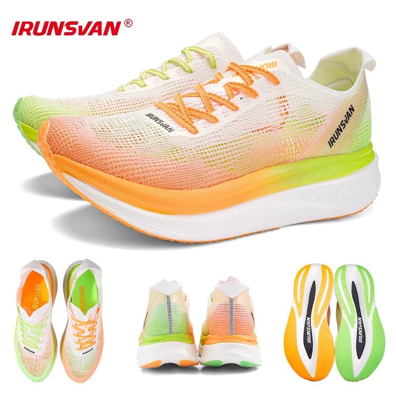 Chaussures de course Marathon IRUNSVAN LINGYUN TOP1.0 pour hommes - Plaque de carbone et respirabilité 2026