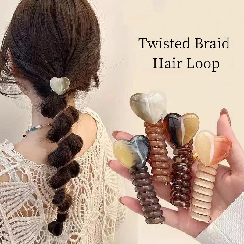 Bandeau tressé à bulles minimaliste, ligne téléphonique de haute qualité et soignée, boucle de cheve