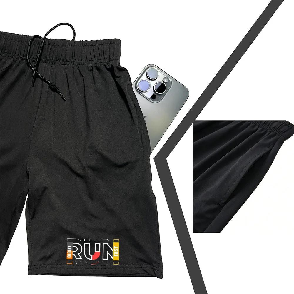 Ensemble de course à pied 2 pièces pour homme, short de sport à séchage rapide avec collants de comp