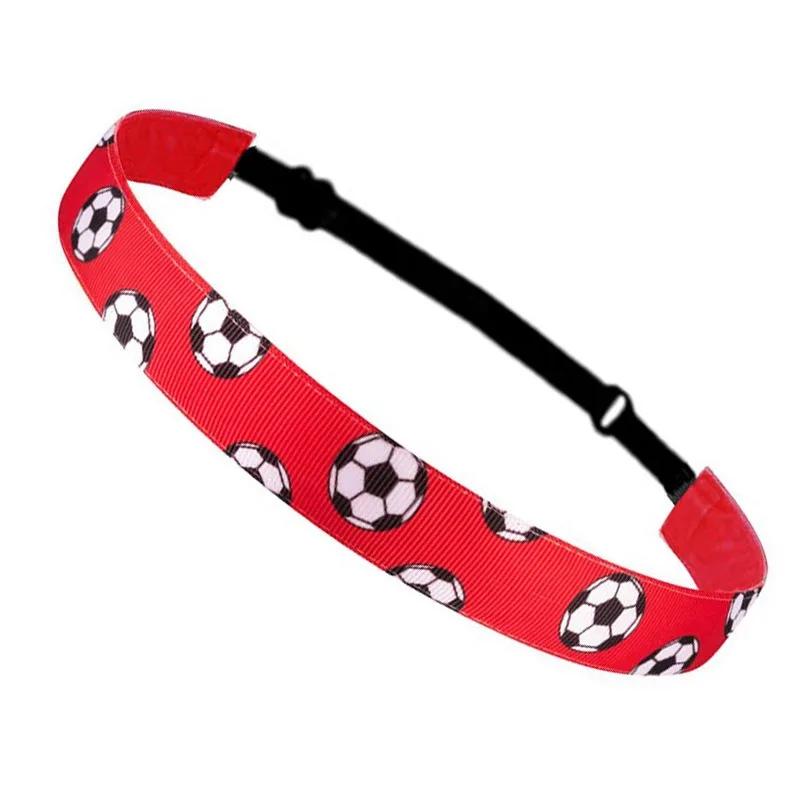 Bandeau élastique anti-dérapant pour football yoga course accessoire mode cheveux sportif