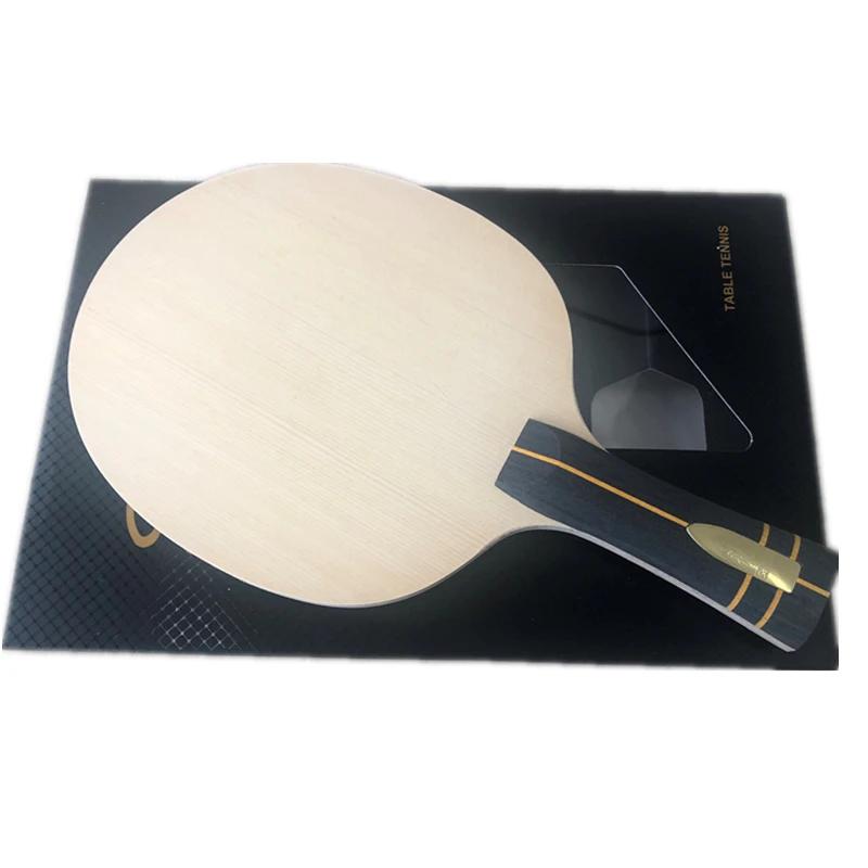 Stuor Nobilis GOLD – raquette de Tennis de Table Hinoki en Fiber de carbone, 7 couches avec raquette