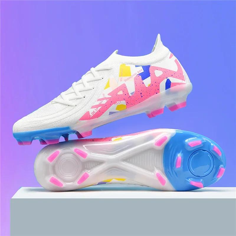 Nouveaux hommes chaussures de Football adulte antidérapant garçons adulte Futsal Sport bottes de Foo