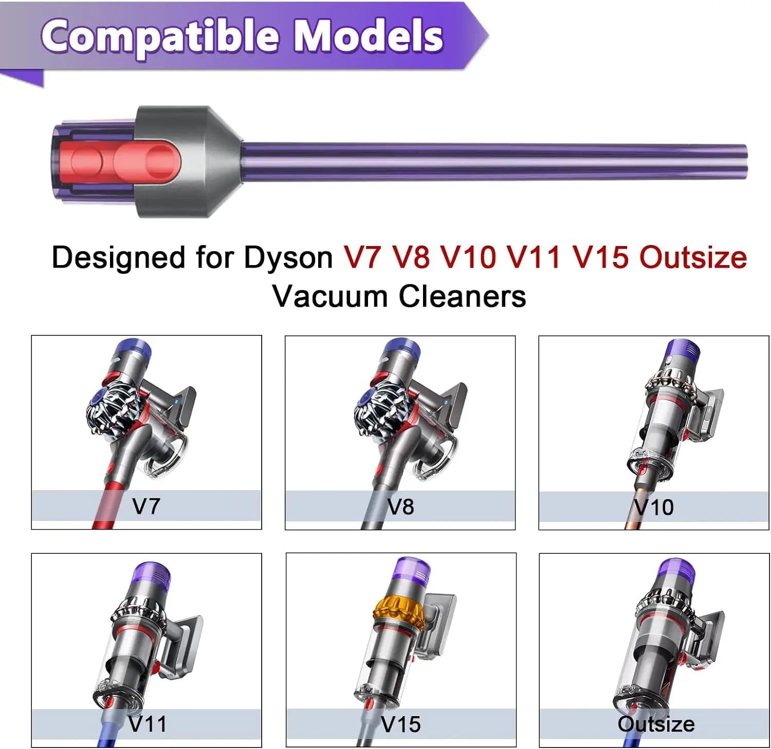 Tête de fente d'aspiration pour aspirateur Dyson V7 V8 V10 V11, tuyau lumineux LED, pièces de rechan