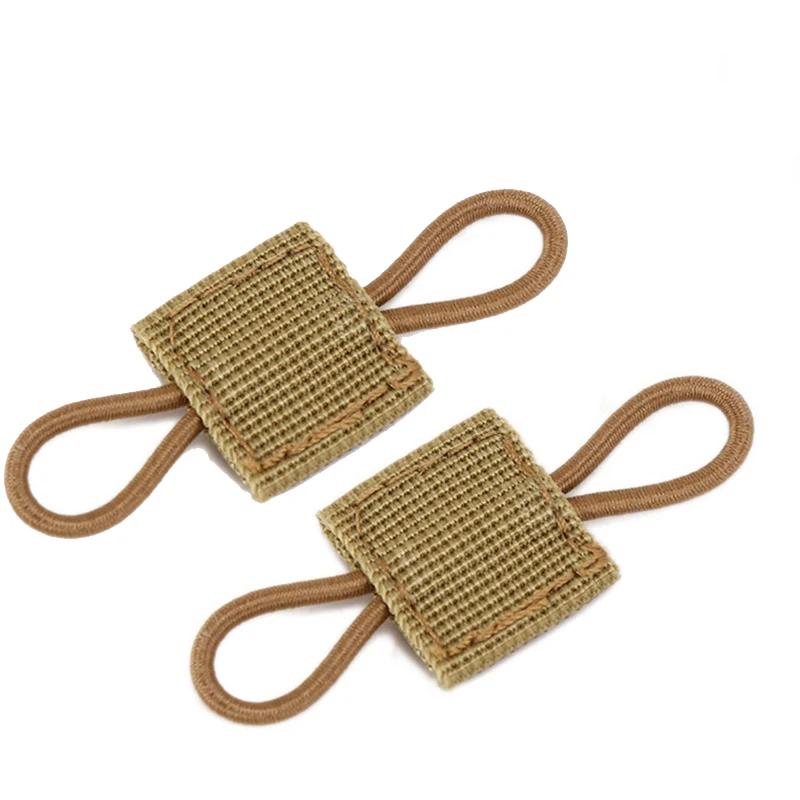 Système Molle tactique, boucle de sac à dos, sangle fixe PTT, ruban élastique Molle pour bâton d'ant