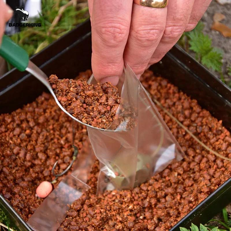 Sacs PVA pour la pêche à la carpe, 50 pièces/lot, sac soluble dans l'eau à dissolution rapide pour l