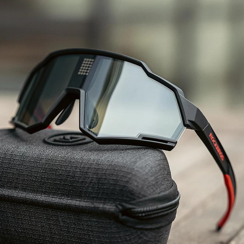 ROCKBROS Smart LCD lunettes photochromiques cyclisme lunettes polarisées UV400 électronique changeme
