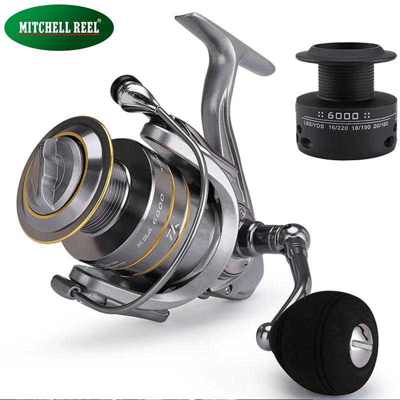 Moulinet pêche MITCHELL 14+1 roulements - Appât carpe accessoires Pesca pour pêche sportive