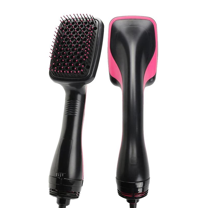 Sèche-cheveux brosse à Air chaud Styler et volumateur lisseur de cheveux bigoudi peigne rouleau une