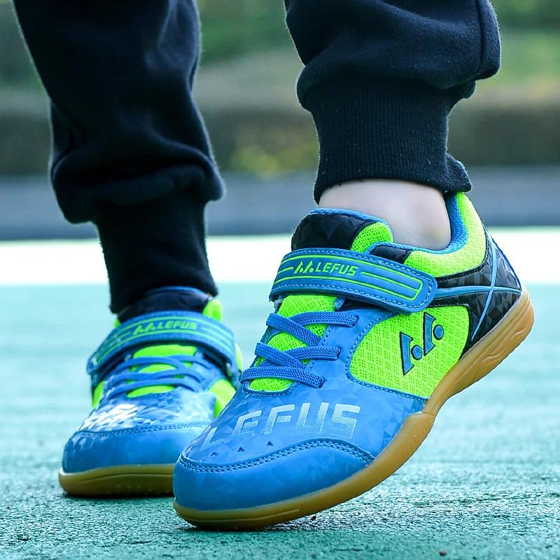 Chaussures tennis de table pour couples - Baskets badminton professionnelles respirantes mixte