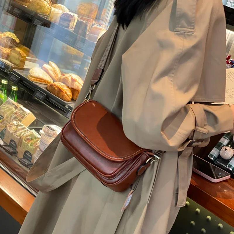 Sac à main en cuir de vache naturel pour femmes, sacs à bandoulière de bonne qualité pour les déplac