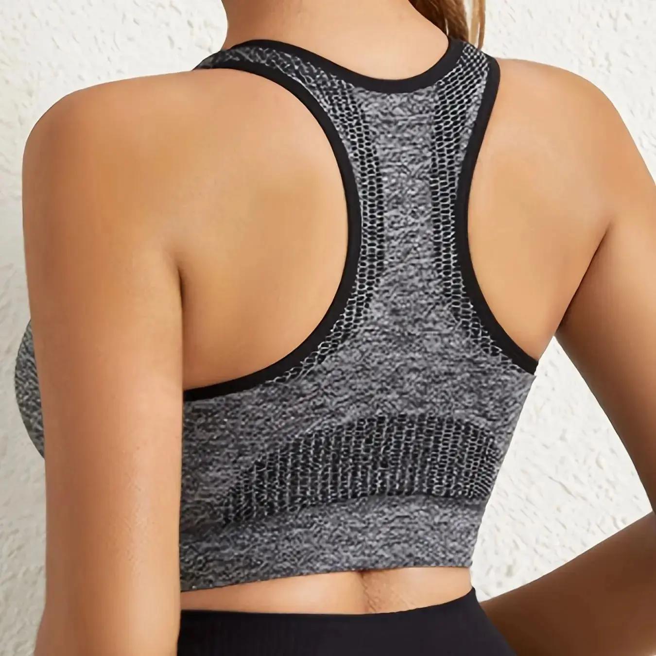 Femmes de Sport D'entraînement Bras Fitness Dos Nu Rembourré Ivy Faible Impact Soutien-Gorge Yoga Ré