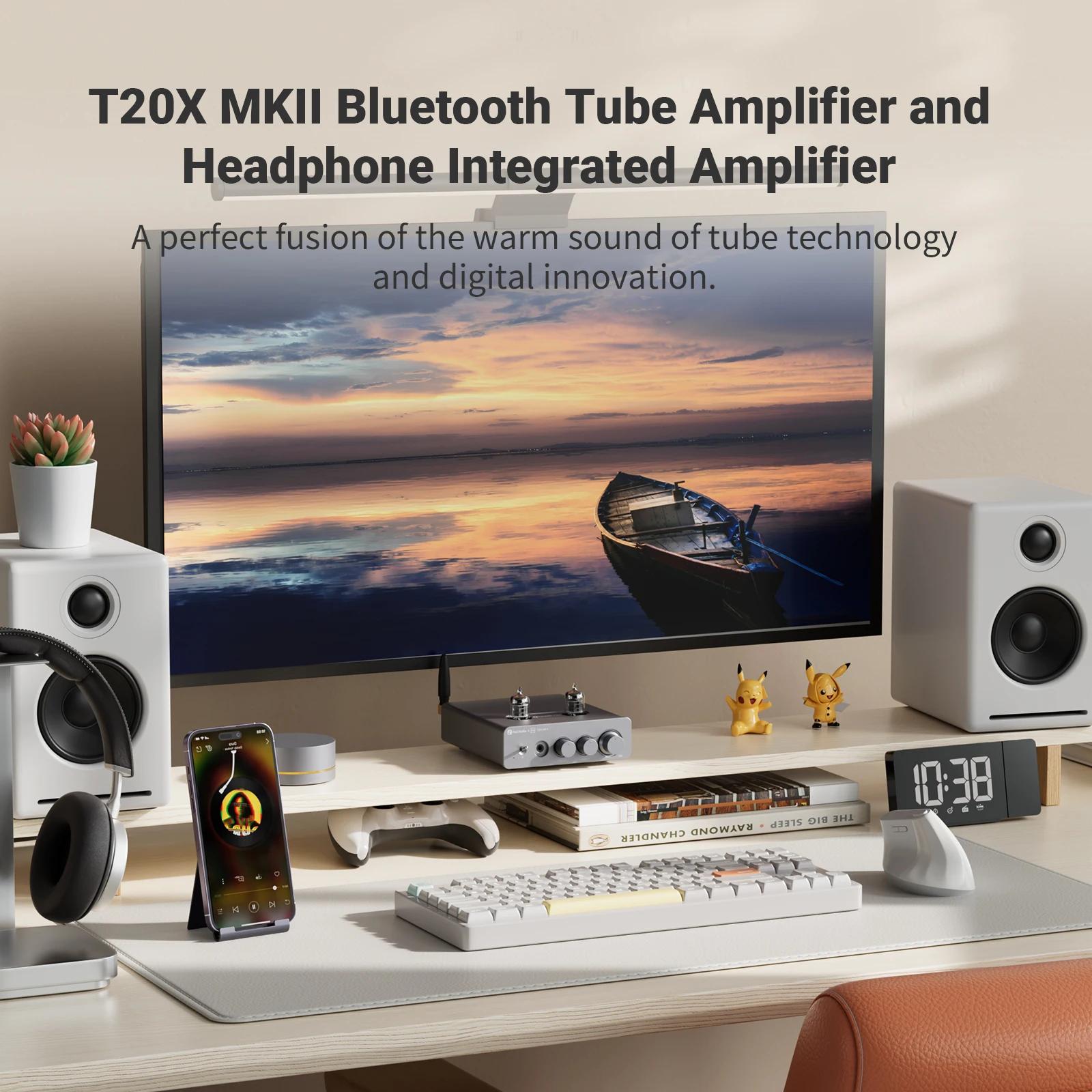 Fosi Audio T20X MKII 300W amplificateur à Tube sous vide Bluetooth amplificateur de puissance stéréo