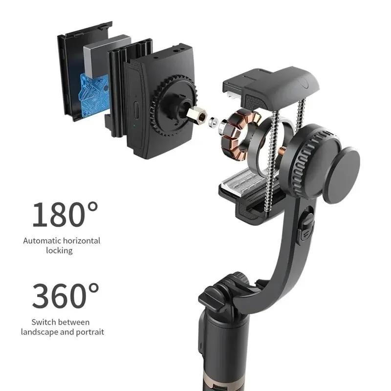 Stabilisateur de cardan portatif, bâton de Selfie, Action de Smartphone, trépied Bluetooth Kameralar