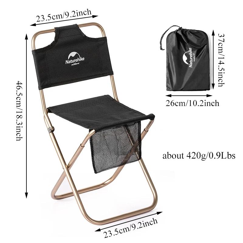 Natureifa-Chaise de plage ultralégère, pliante, portable, avec sac en filet, pour camping, pique-niq